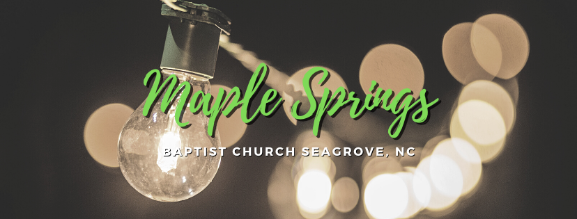 Welcome to Maple Springs - Maple Springs Baptist Church